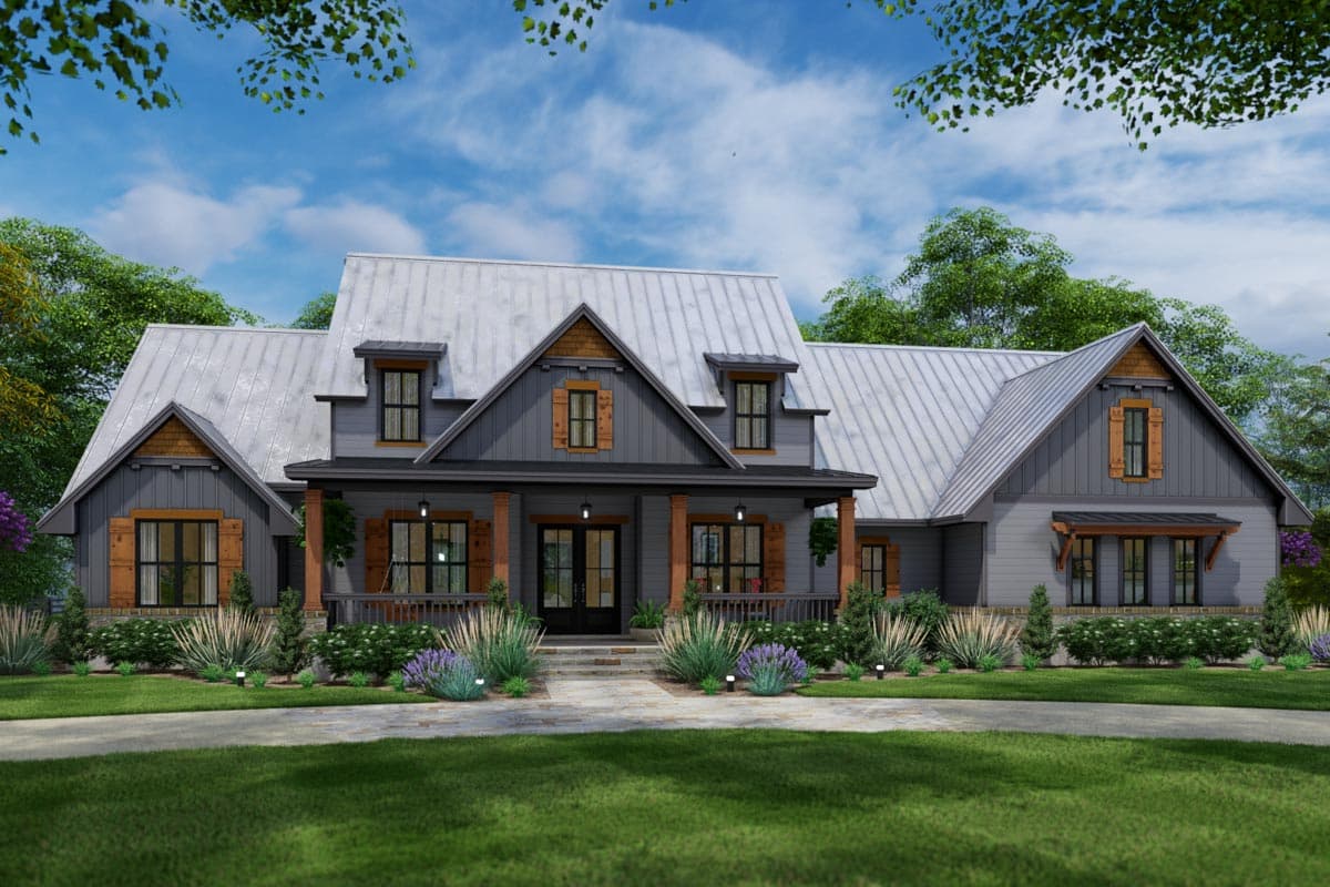 Plan 16925WG: One-Story Country Craftsman Home Plan with Loft and Optionally Finished Bonus Room - 2510 Sq Ft - Image #13 - Craftsman, Modern Farmhouse, New American