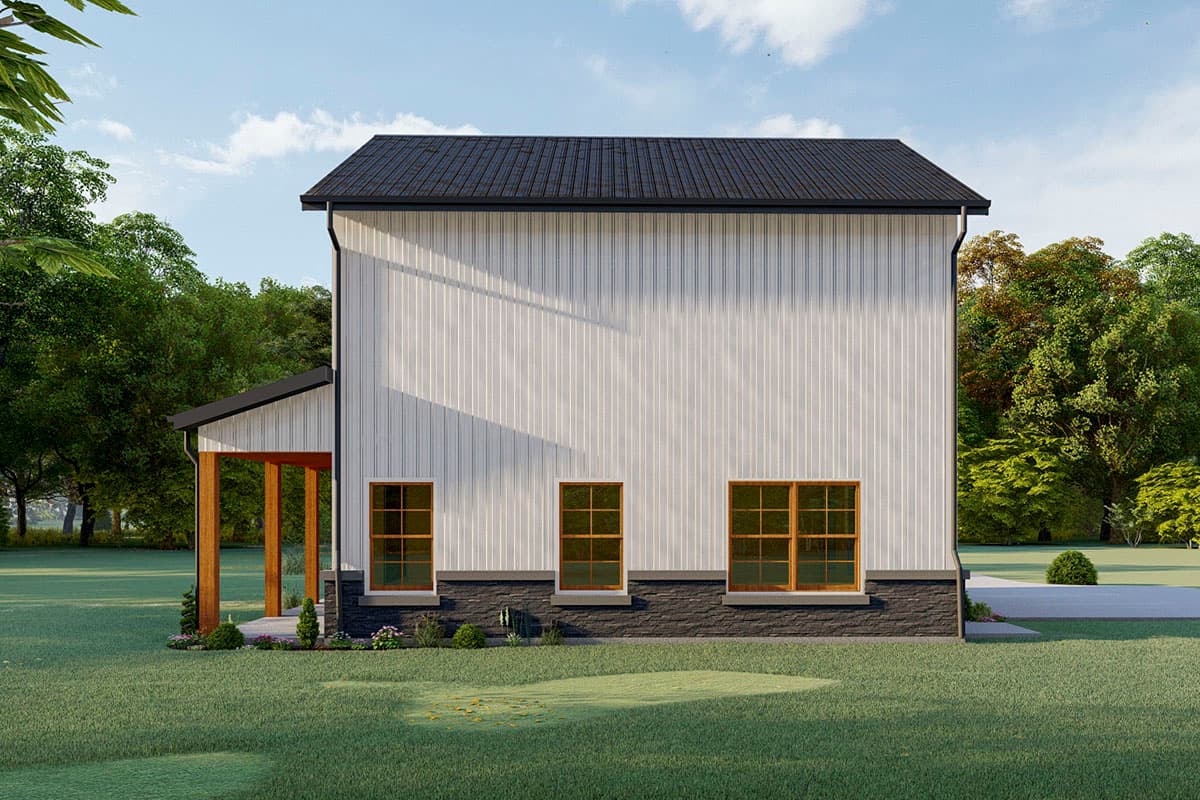Plan 777023MTL: Contemporary Country Home Plan with 3 Bedrooms Under 1600 Square Feet - Image #7 - Cabin, Contemporary, Country, Mountain, Rustic