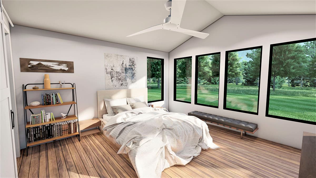 Plan 490094NAH: Modern Farmhouse Rambler House Plan Under 2800 Square Feet with Vaulted Family Room - Image #9 - Country, Craftsman, Farmhouse, Modern Farmhouse, Mountain, New American, Traditional