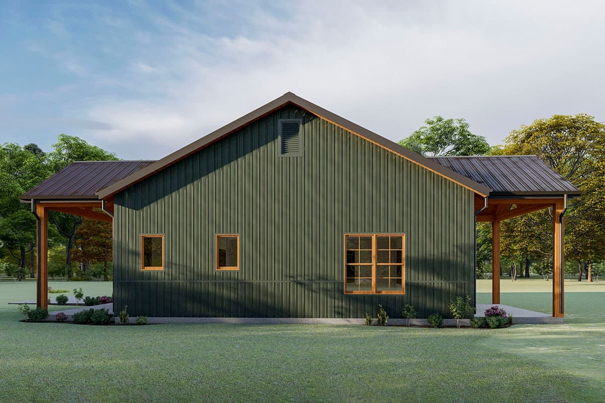 Plan 777028MTL: 1276 Square Foot 2-Bed Rustic House Plan - Image #7 - Country, Ranch, Rustic, Traditional