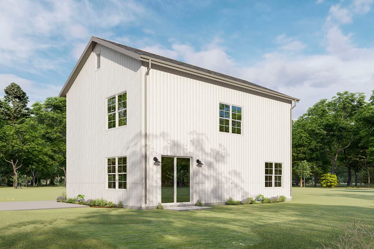 Plan 777031MTL: 3-Bedroom Rustic Metal House Plan Just Over 1700 Square Feet - Image #5 - Barndominium, Country, Traditional