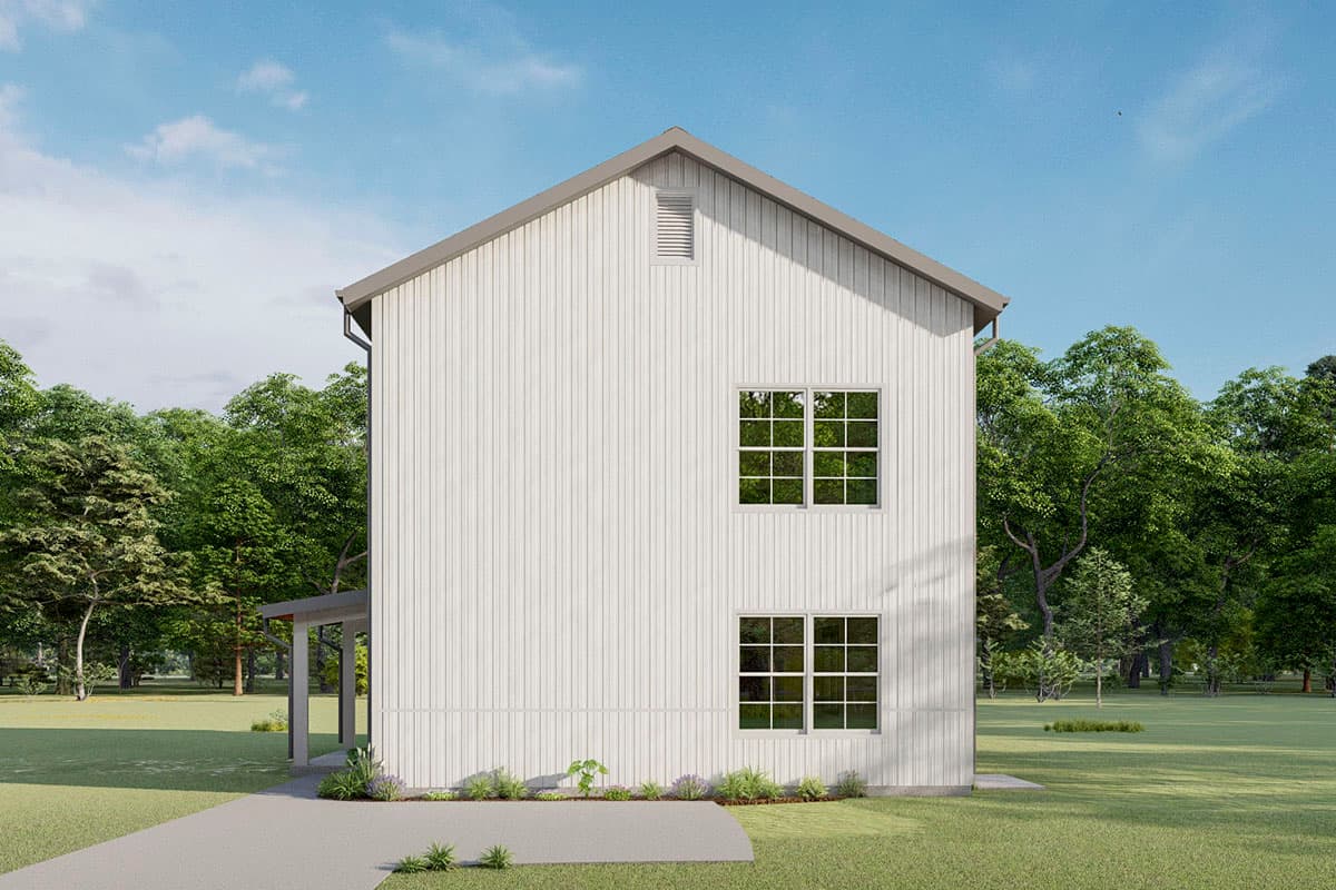 Plan 777031MTL: 3-Bedroom Rustic Metal House Plan Just Over 1700 Square Feet - Image #8 - Barndominium, Country, Traditional