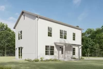 3-Bedroom Rustic Metal House Plan Just Over 1700 Square Feet