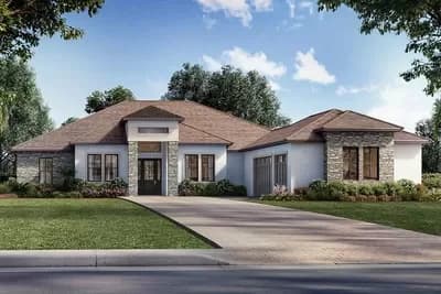 Transitional One-Level House Plan Under 3300 Square Feet