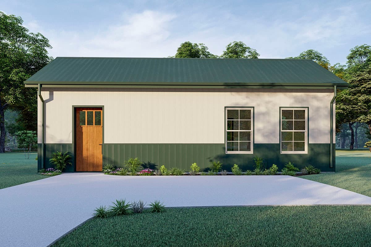 Plan 777033MTL: Tiny Home Plan with 560 Square Feet of Living Space - Image #5 - Country, Ranch, Rustic