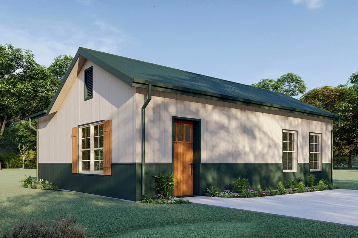 Plan 777033MTL: Tiny Home Plan with 560 Square Feet of Living Space - Image #6 - Country, Ranch, Rustic