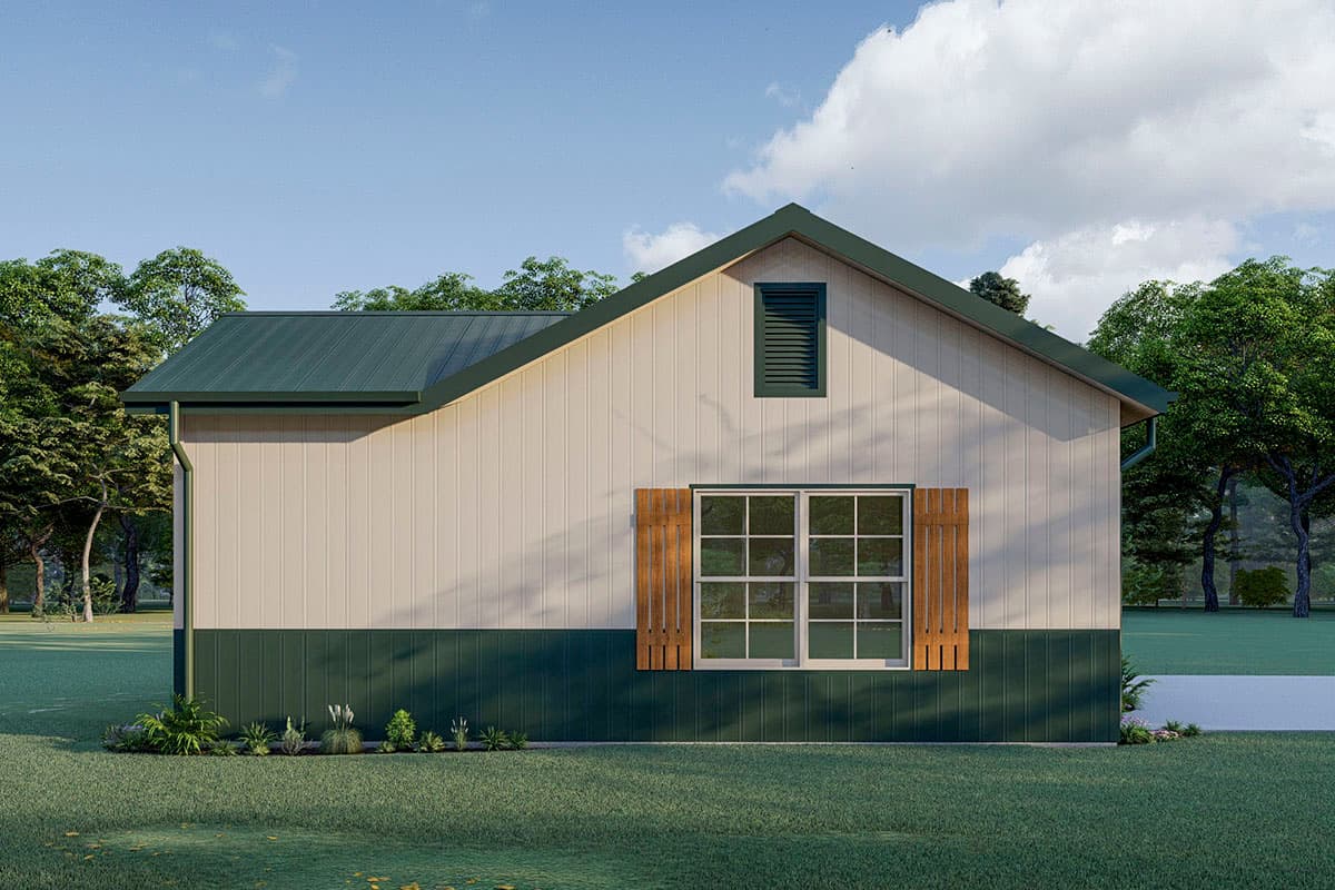 Plan 777033MTL: Tiny Home Plan with 560 Square Feet of Living Space - Image #7 - Country, Ranch, Rustic