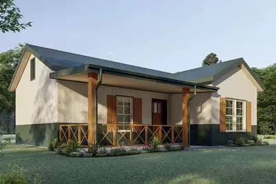 Tiny Home Plan with 560 Square Feet of Living Space