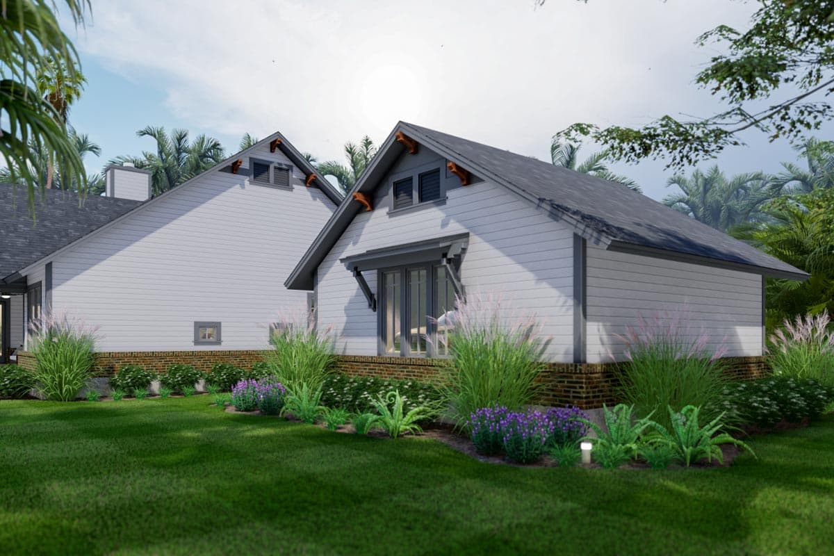 Plan 16926WG: 3-Bed Craftsman Cottage House Plan Under 2000 Square Feet - Image #4 - Cottage, Country, Craftsman, New American, Rustic, Traditional