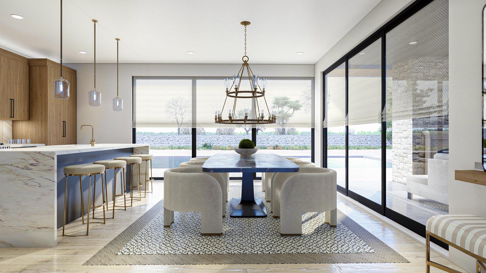 Plan 623172DJ: Mid-Century Modern Dogtrot House Plan with 4 Beds and 3 Baths - Image #10 - Contemporary, Mid Century Modern, Modern, Prairie