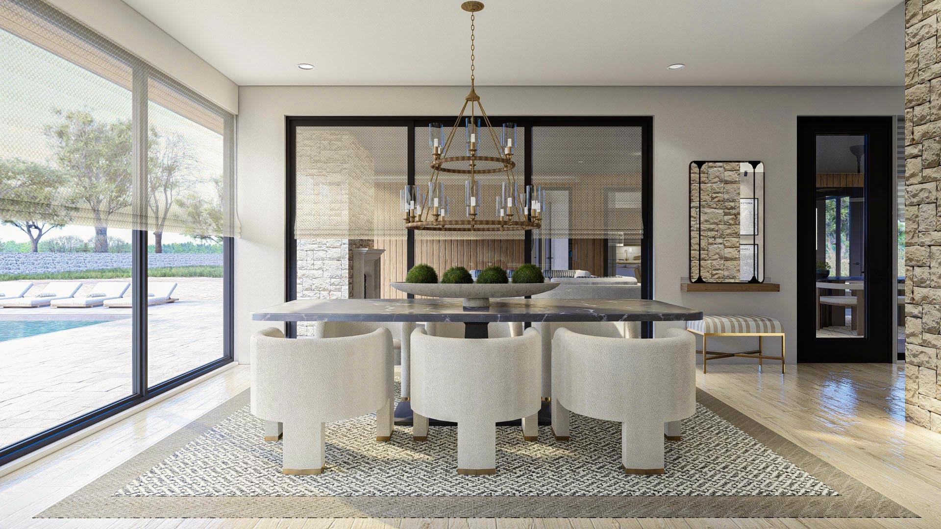 Plan 623172DJ: Mid-Century Modern Dogtrot House Plan with 4 Beds and 3 Baths - Image #11 - Contemporary, Mid Century Modern, Modern, Prairie