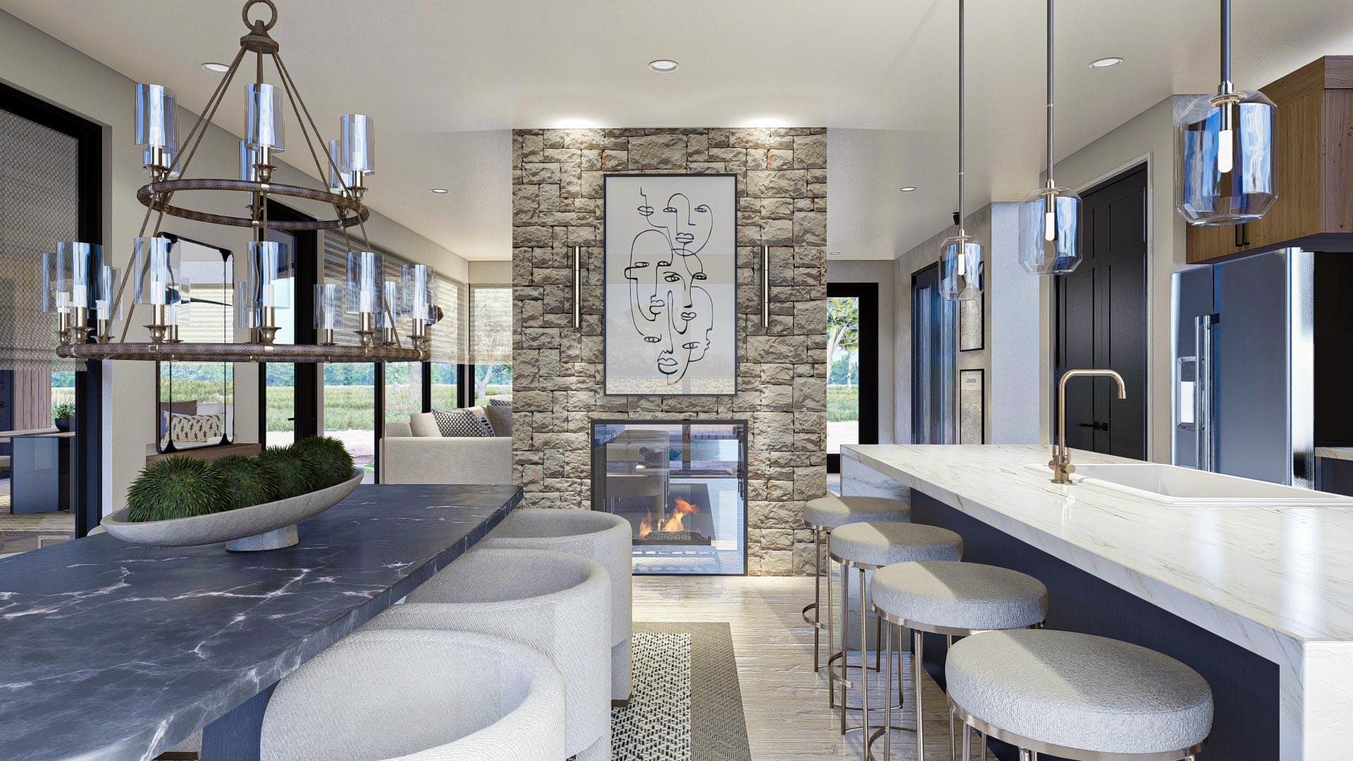 Plan 623172DJ: Mid-Century Modern Dogtrot House Plan with 4 Beds and 3 Baths - Image #16 - Contemporary, Mid Century Modern, Modern, Prairie