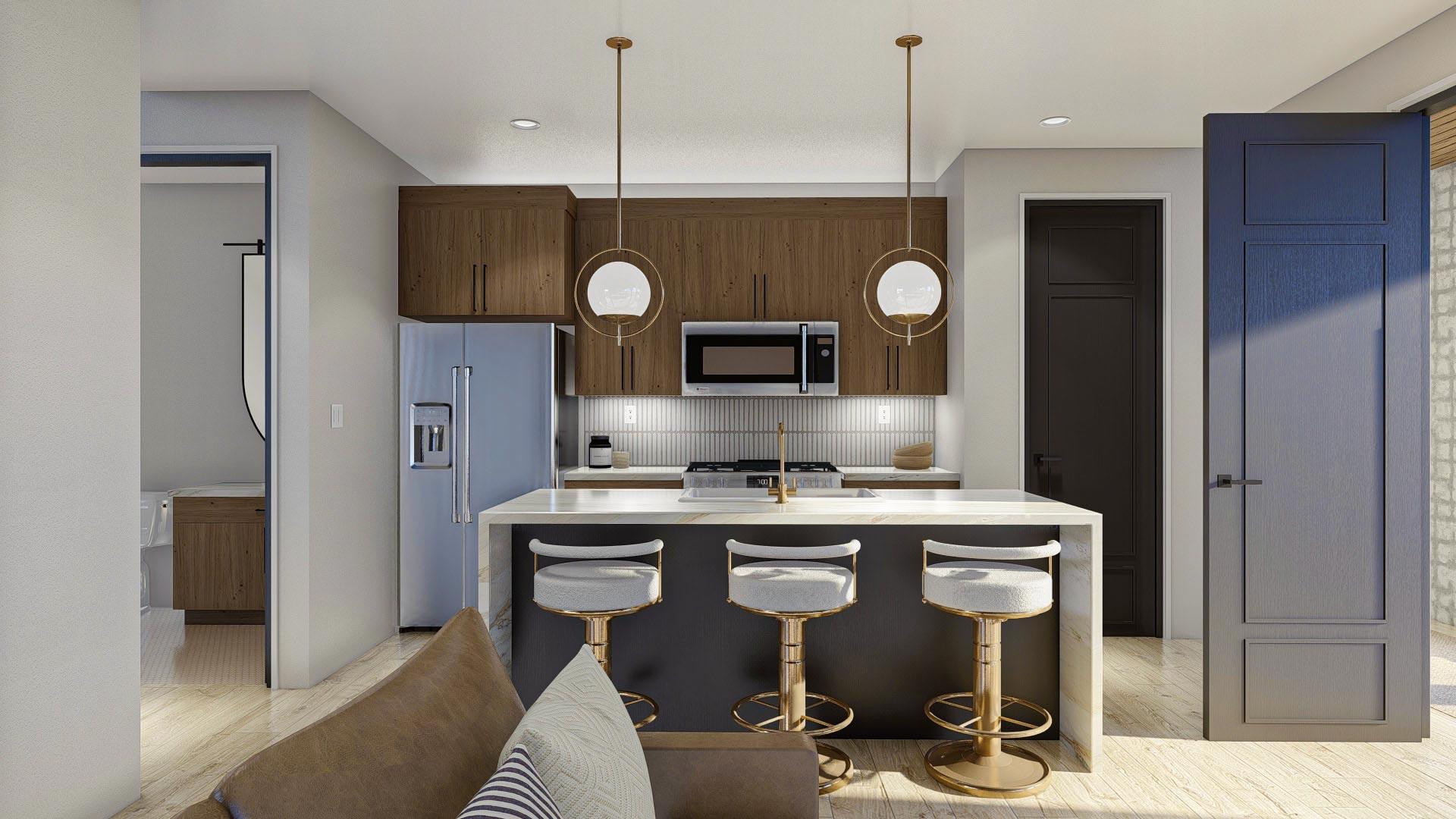 Plan 623172DJ: Mid-Century Modern Dogtrot House Plan with 4 Beds and 3 Baths - Image #19 - Contemporary, Mid Century Modern, Modern, Prairie