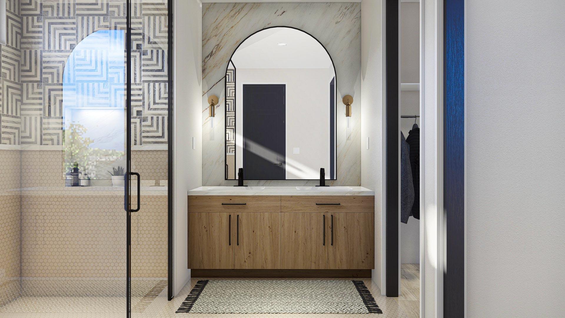 Plan 623172DJ: Mid-Century Modern Dogtrot House Plan with 4 Beds and 3 Baths - Image #21 - Contemporary, Mid Century Modern, Modern, Prairie