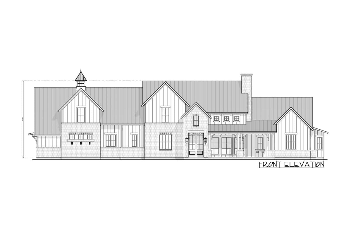 Plan 915057CHP: 4500 Square Foot Contemporary Texas-Style Farmhouse Plan with 4 Beds - Image #14 - Farmhouse, Hill Country, New American, Transitional