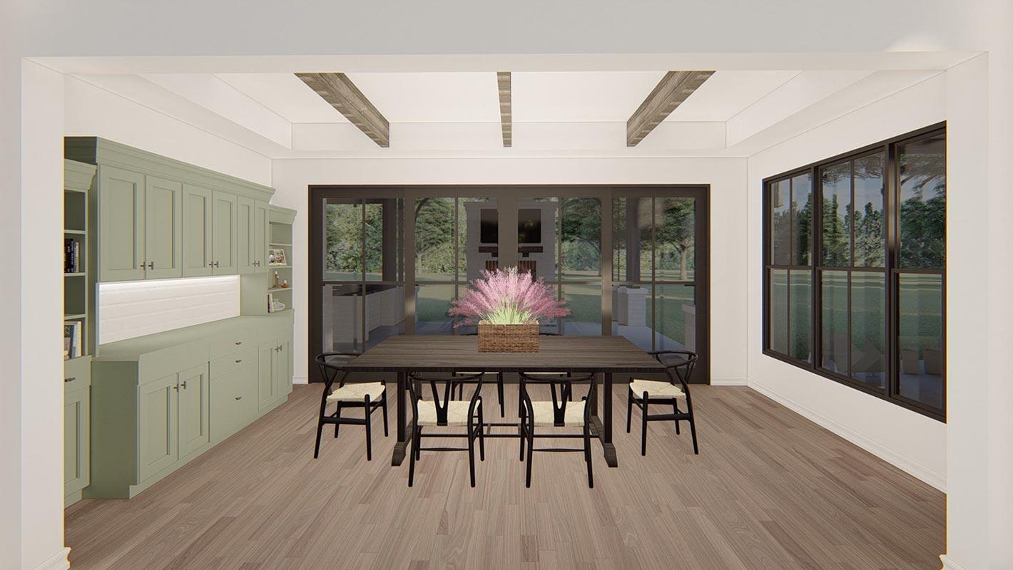 Plan 915057CHP: 4500 Square Foot Contemporary Texas-Style Farmhouse Plan with 4 Beds - Image #7 - Farmhouse, Hill Country, New American, Transitional