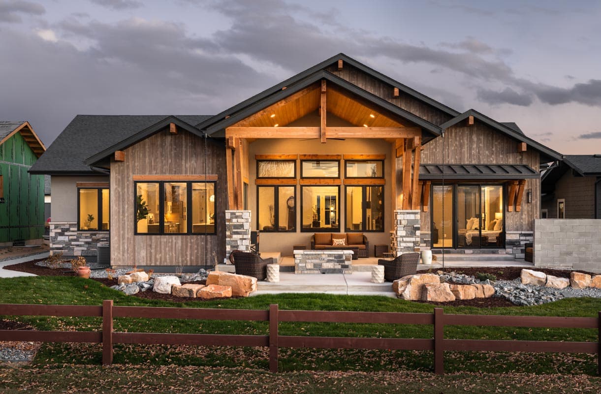 Plan 95183RW: 2600 Square Foot Contemporary Mountain House Plan with Lower Level Expansion - Image #6 - Contemporary, Craftsman, Mountain, Rustic