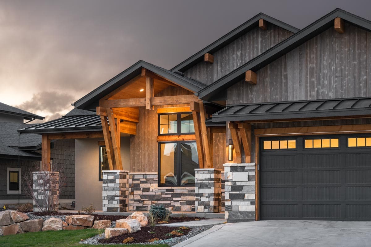 Plan 95183RW: 2600 Square Foot Contemporary Mountain House Plan with Lower Level Expansion - Image #4 - Contemporary, Craftsman, Mountain, Rustic