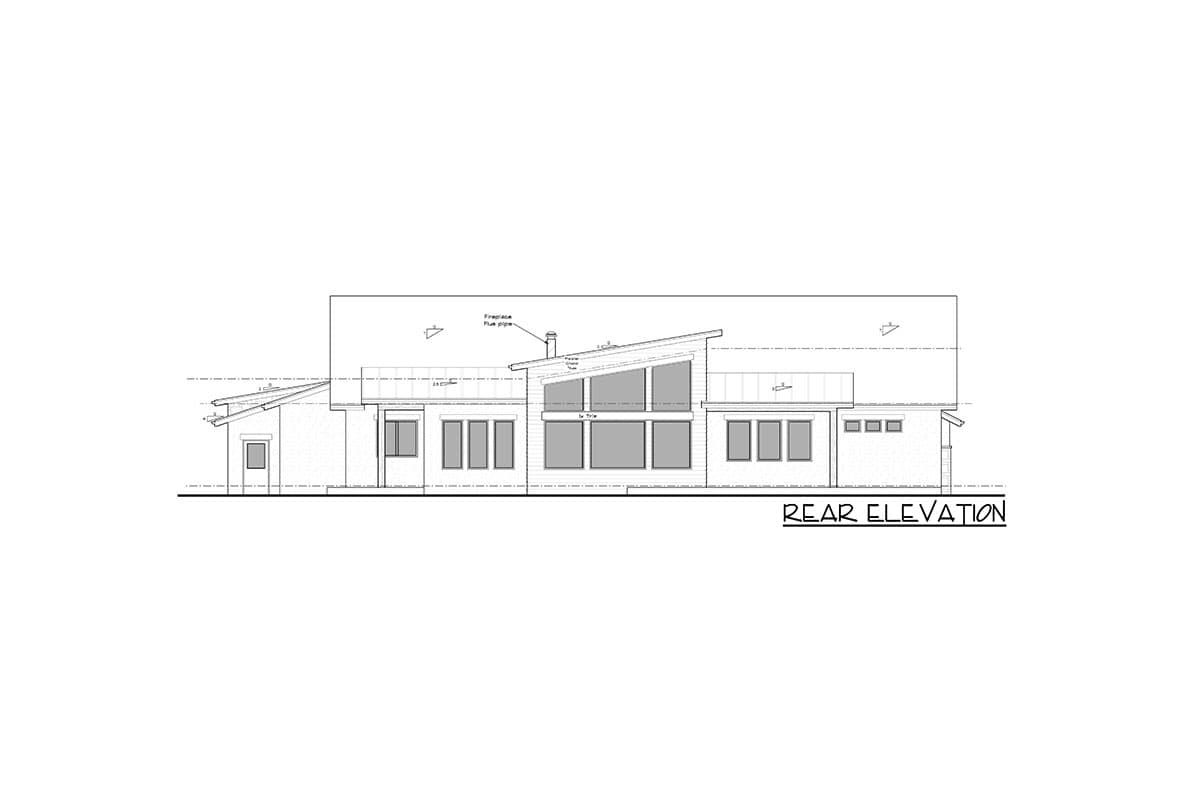 Plan 95184RW: Contemporary Mountain Craftsman Home Plan Under 3000 Square Feet with 4-Car Garage - Image #23 - Contemporary, Mountain, New American, Ranch, Rustic