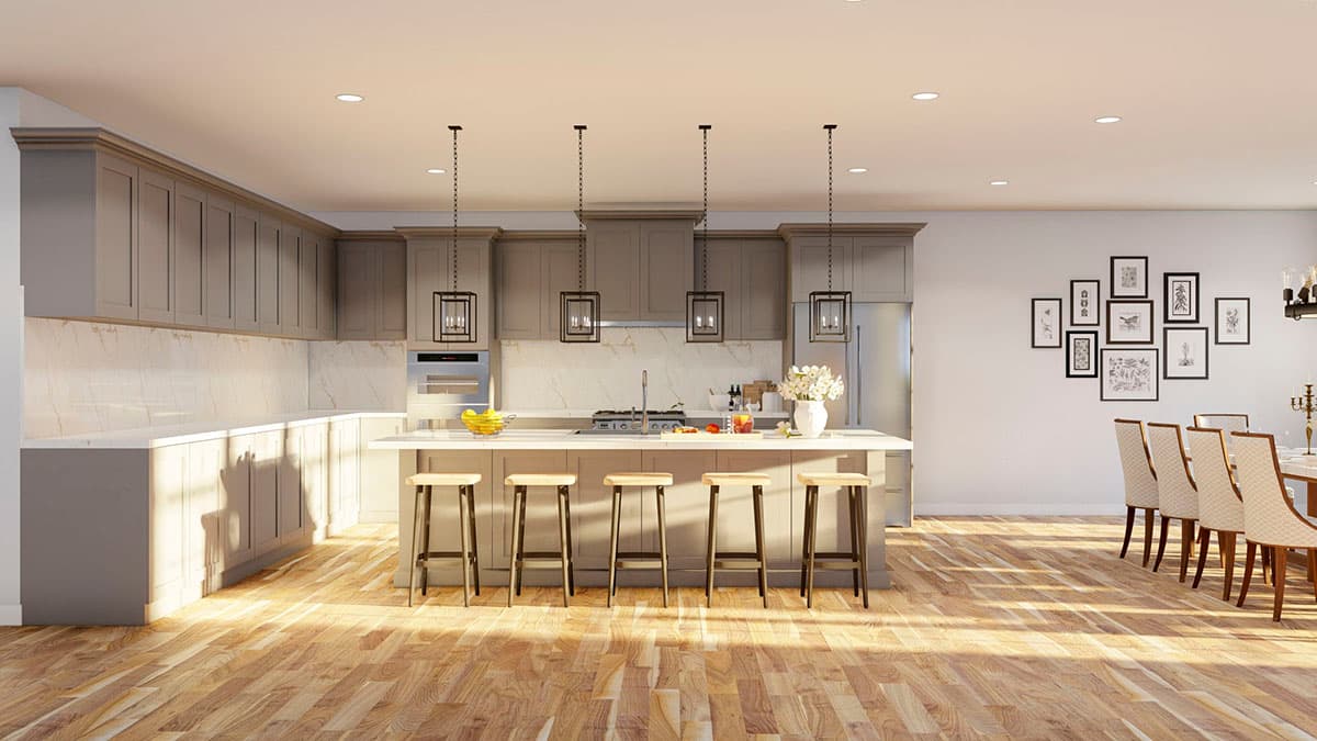 Plan 70838MK: 4-Bed Traditional Home Plan with Painted Brick Exterior and Lower Level Expansion - 3768 Sq Ft - Image #9 - Traditional, Transitional