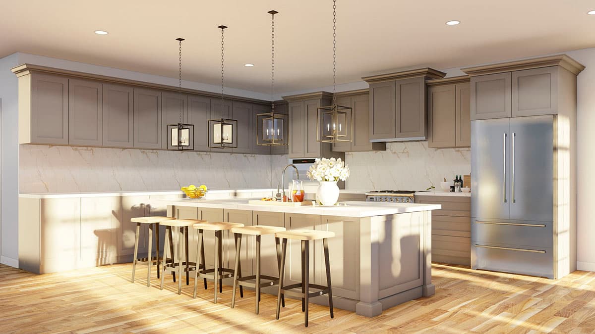 Plan 70838MK: 4-Bed Traditional Home Plan with Painted Brick Exterior and Lower Level Expansion - 3768 Sq Ft - Image #10 - Traditional, Transitional