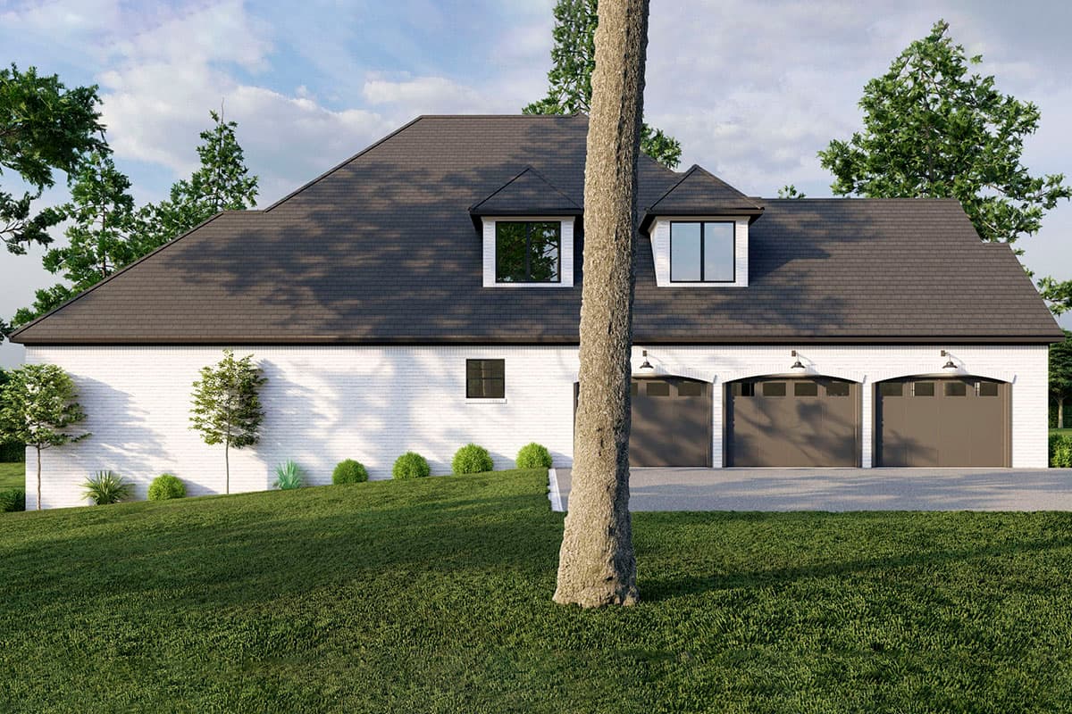 Plan 70838MK: 4-Bed Traditional Home Plan with Painted Brick Exterior and Lower Level Expansion - 3768 Sq Ft - Image #14 - Traditional, Transitional