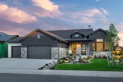 2500 Square Foot Rustic Mountain Ranch House Plan with Lower Level Expansion