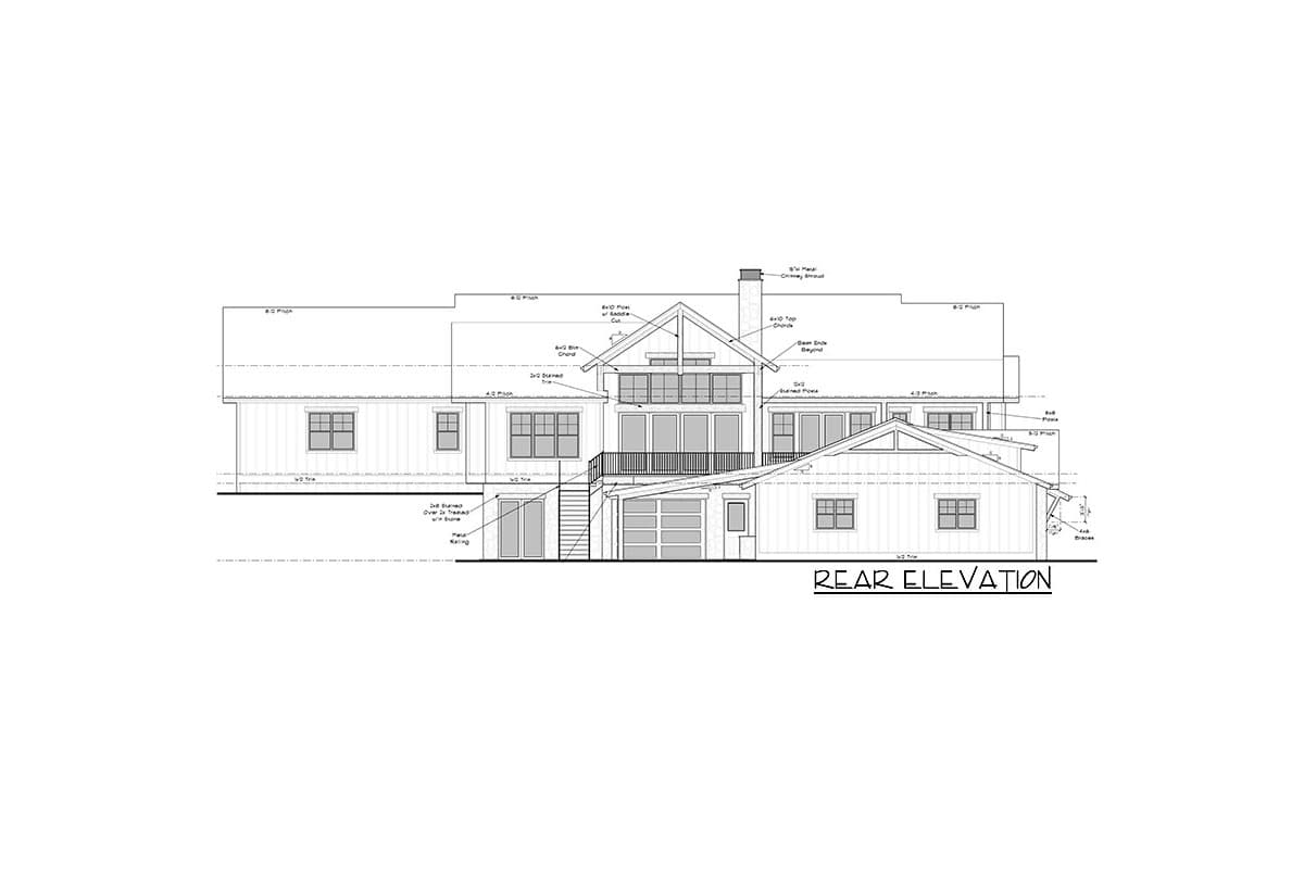 Plan 95186RW: Luxury Mountain Craftsman Plan with Indoor Pool Concept - Image #18 - Contemporary, Craftsman, Mountain, New American, Ranch