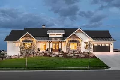 Luxury Mountain Craftsman Plan with Indoor Pool Concept