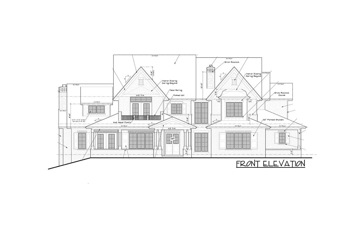 Plan 95187RW: Luxury Shingle House Plan with Spice Kitchen and In-law Suite - Image #4 - Country, Farmhouse, New American, Shingle, Traditional