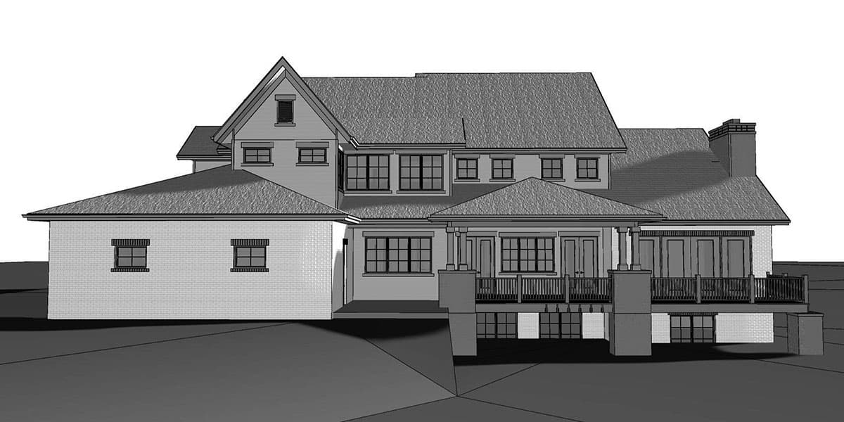 Plan 95187RW: Luxury Shingle House Plan with Spice Kitchen and In-law Suite - Image #10 - Country, Farmhouse, New American, Shingle, Traditional