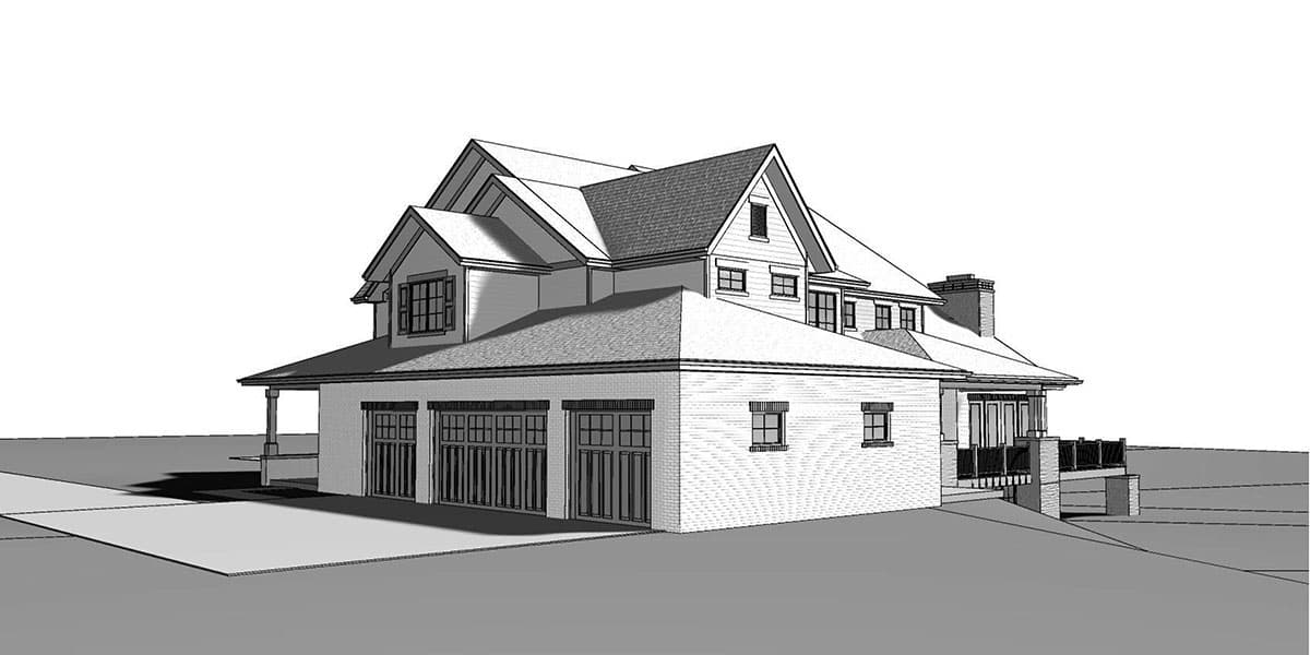 Plan 95187RW: Luxury Shingle House Plan with Spice Kitchen and In-law Suite - Image #12 - Country, Farmhouse, New American, Shingle, Traditional