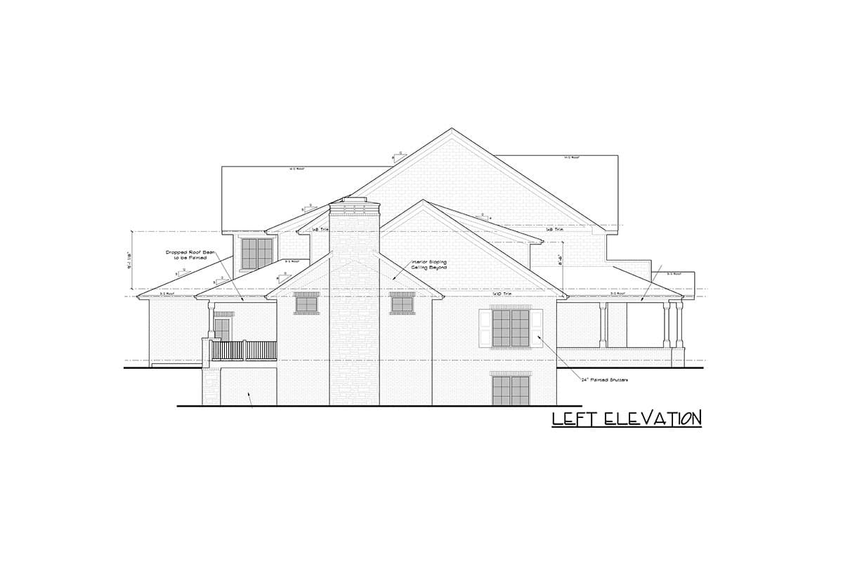 Plan 95187RW: Luxury Shingle House Plan with Spice Kitchen and In-law Suite - Image #5 - Country, Farmhouse, New American, Shingle, Traditional