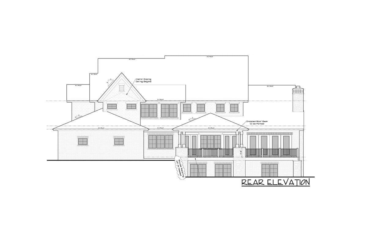 Plan 95187RW: Luxury Shingle House Plan with Spice Kitchen and In-law Suite - Image #6 - Country, Farmhouse, New American, Shingle, Traditional