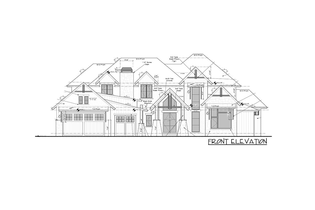 Plan 95188RW: Mountain Craftsman Home Plan with 5-Car Garage - 4146 Sq Ft - Image #26 - Craftsman, Mountain, New American