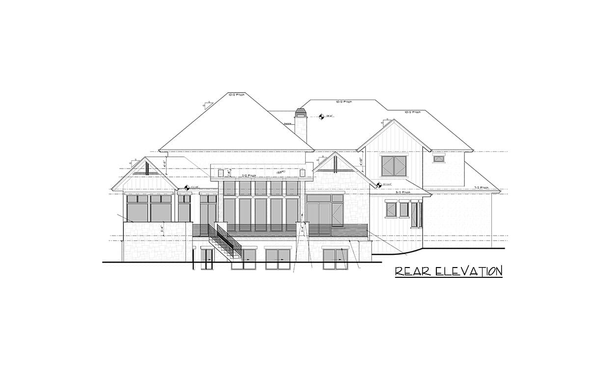 Plan 95188RW: Mountain Craftsman Home Plan with 5-Car Garage - 4146 Sq Ft - Image #28 - Craftsman, Mountain, New American
