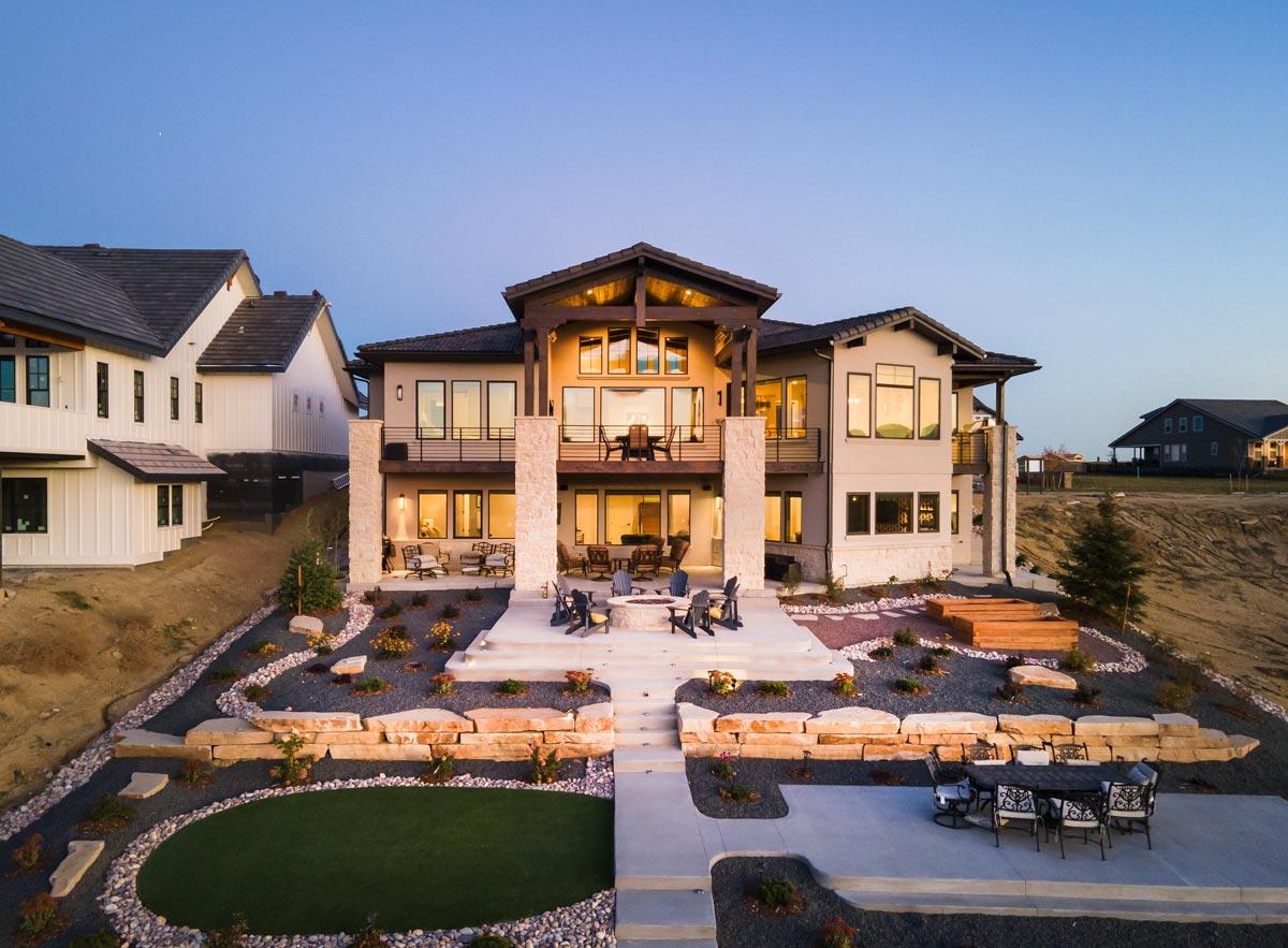 Plan 95189RW: Contemporary Tuscan-Inspired House Plan Under 2400 Square Feet with Lower Level Expansion - Image #4 - European, Mediterranean, Southwest, Transitional, Tuscan