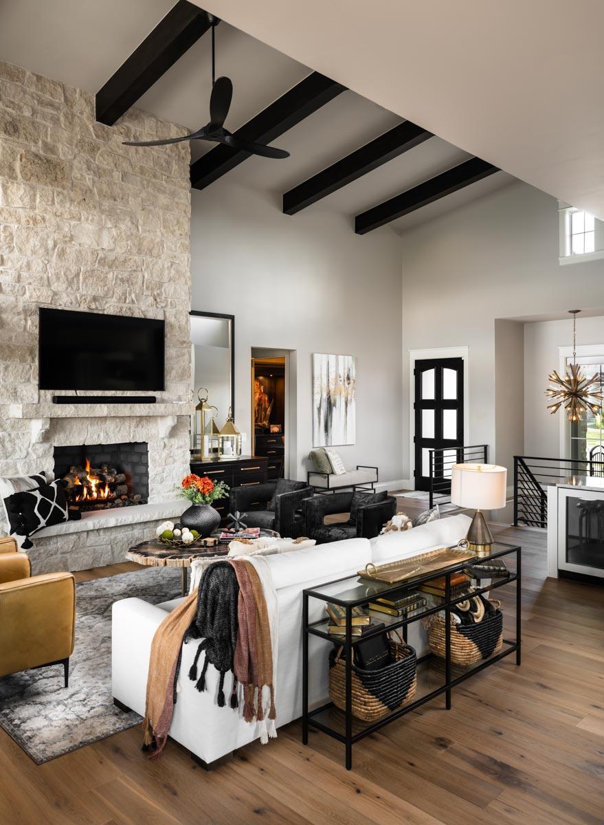 Plan 95189RW: Contemporary Tuscan-Inspired House Plan Under 2400 Square Feet with Lower Level Expansion - Image #8 - European, Mediterranean, Southwest, Transitional, Tuscan