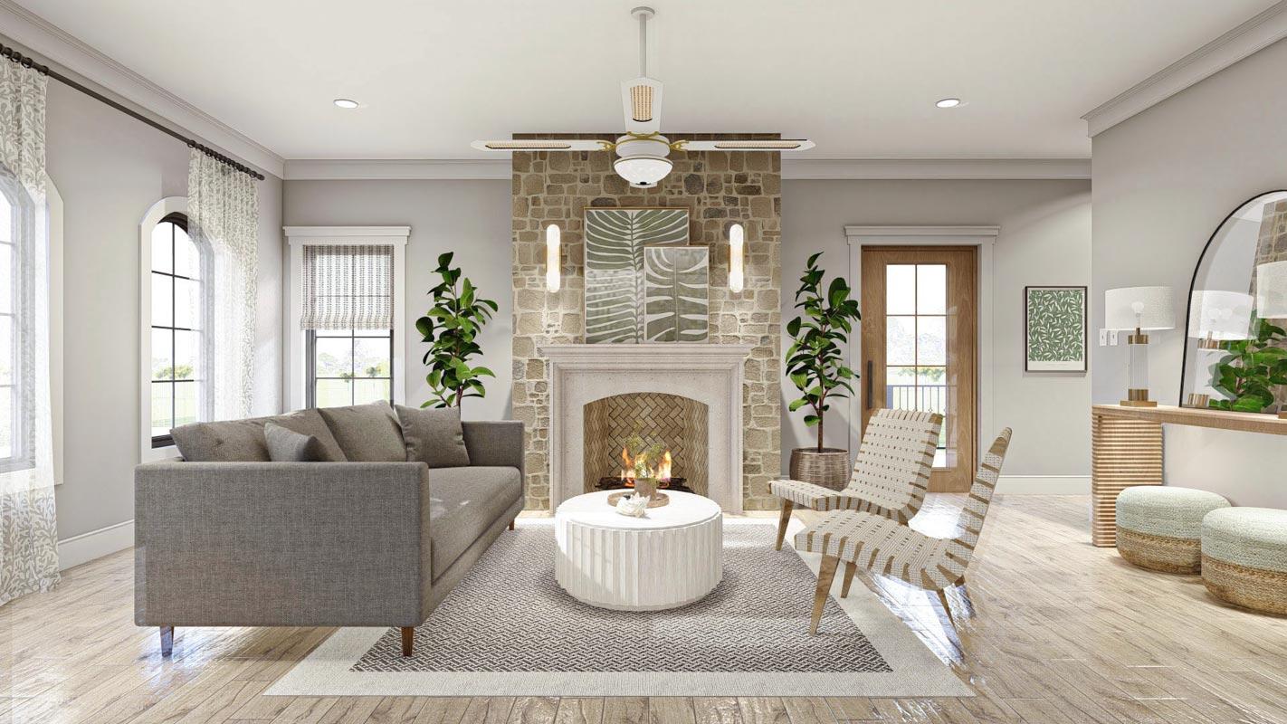Plan 623173DJ: 1100 Square Foot Carriage House Plan with a Mediterranean Vibe  - Image #10 - Carriage, Coastal, European, Mediterranean