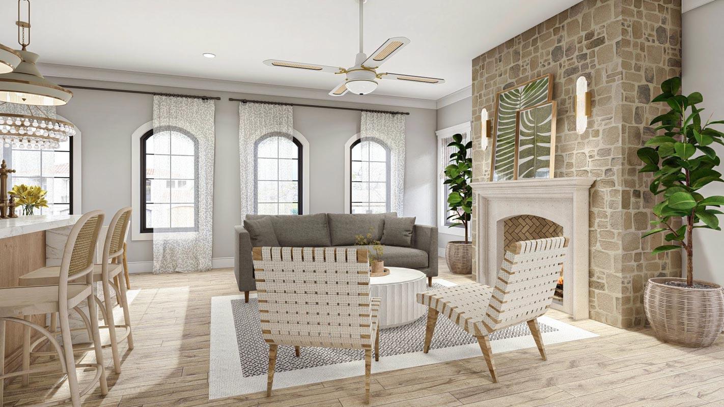 Plan 623173DJ: 1100 Square Foot Carriage House Plan with a Mediterranean Vibe  - Image #11 - Carriage, Coastal, European, Mediterranean
