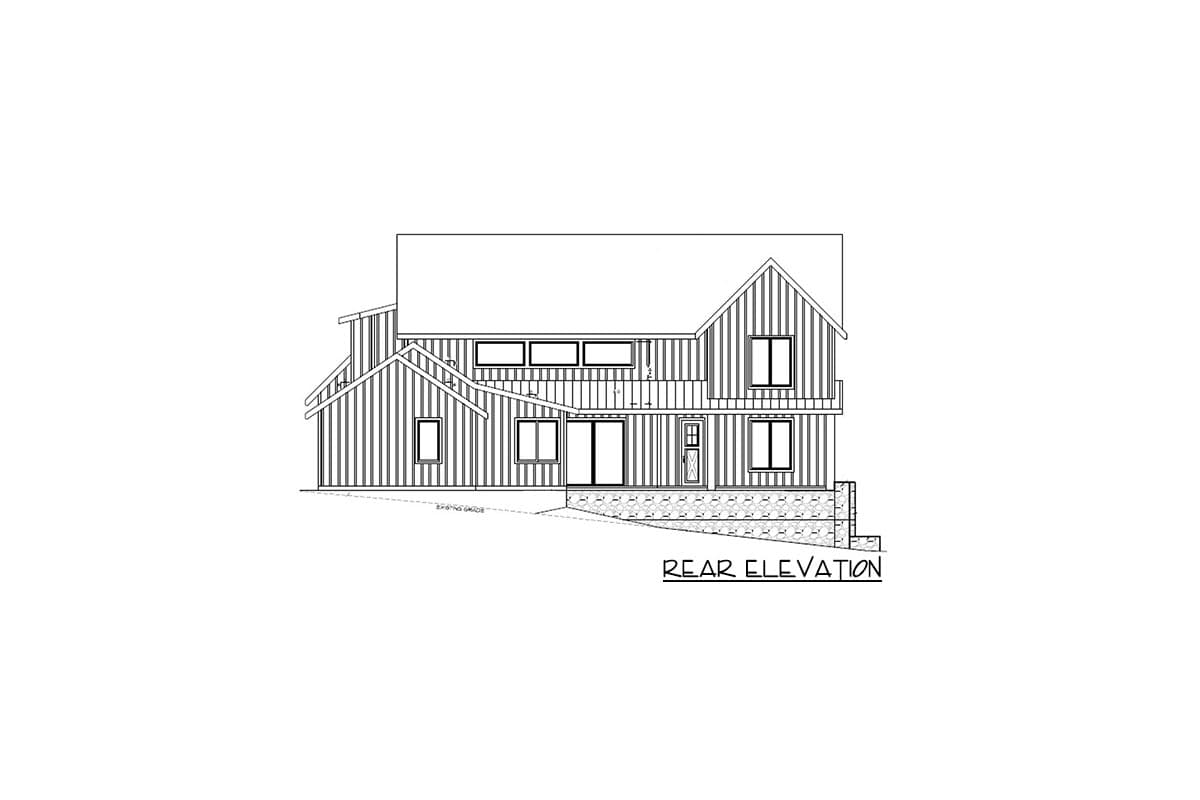 Plan 85368MS: 4100 Square Foot Modern Farmhouse Plan with 2-Story Great Room - Image #10 - Country, Craftsman, Modern Farmhouse, New American, Northwest