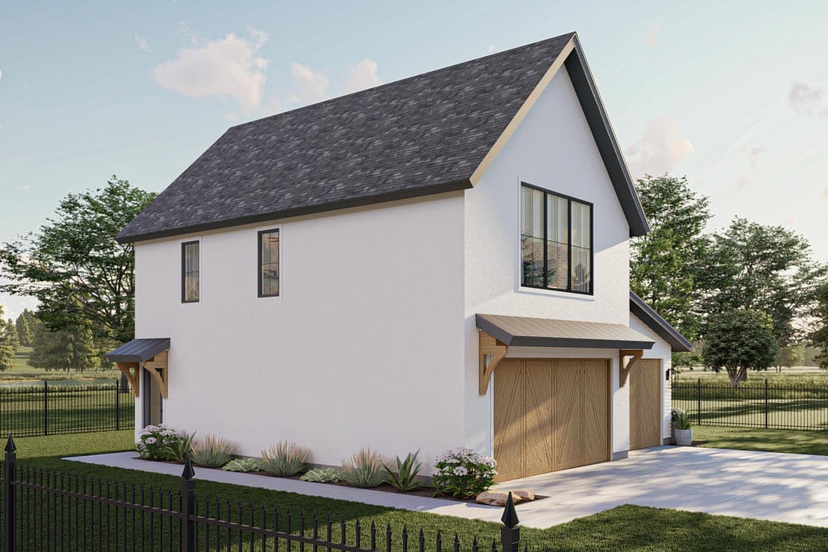 Plan 623174DJ: New American Carriage House Plan with 3-Car Garage - Image #5 - Carriage, Country, Modern Farmhouse, New American