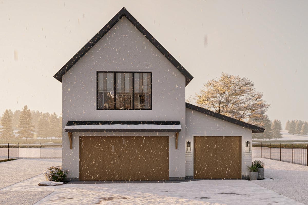 Plan 623174DJ: New American Carriage House Plan with 3-Car Garage - Image #16 - Carriage, Country, Modern Farmhouse, New American
