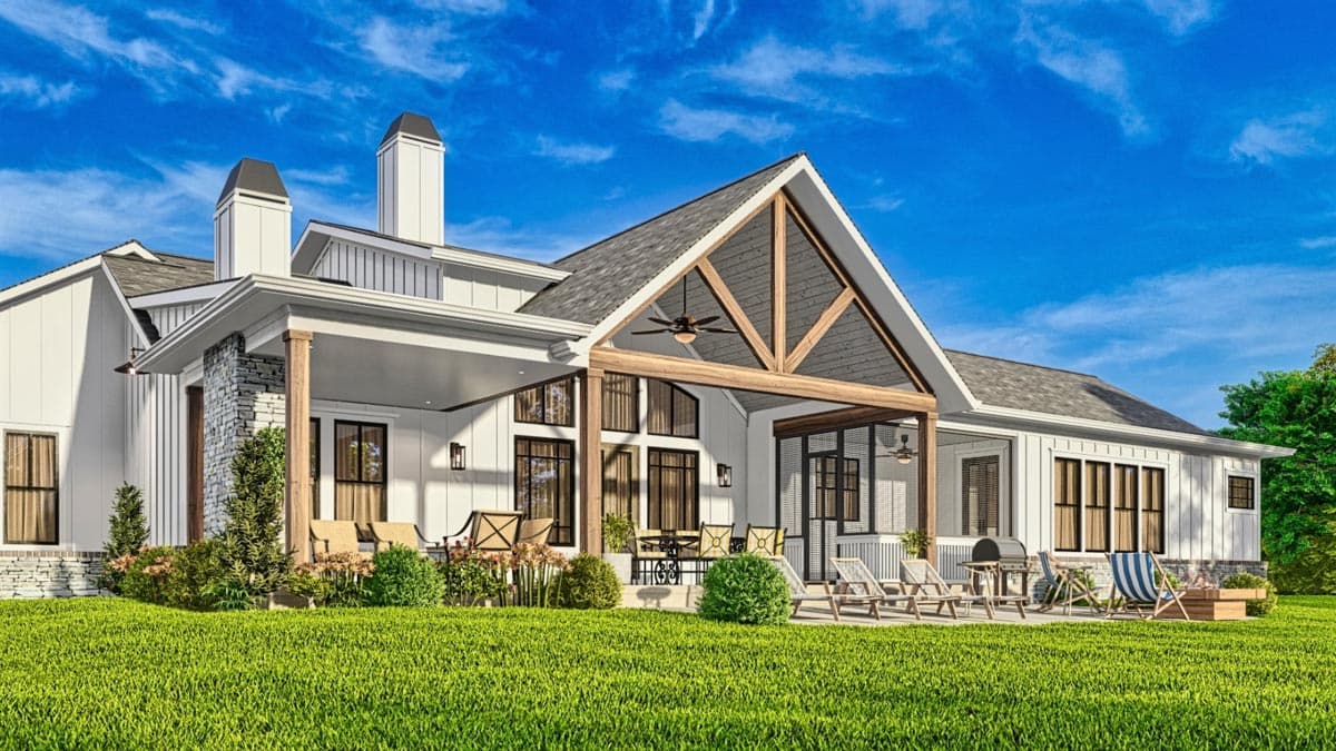 Plan 25793GE: Well-Balanced 1-Story Modern Farmhouse Plan Under 3000 Square Feet - Image #6 - Country, Craftsman, Farmhouse, Modern Farmhouse, New American, Ranch, Rustic