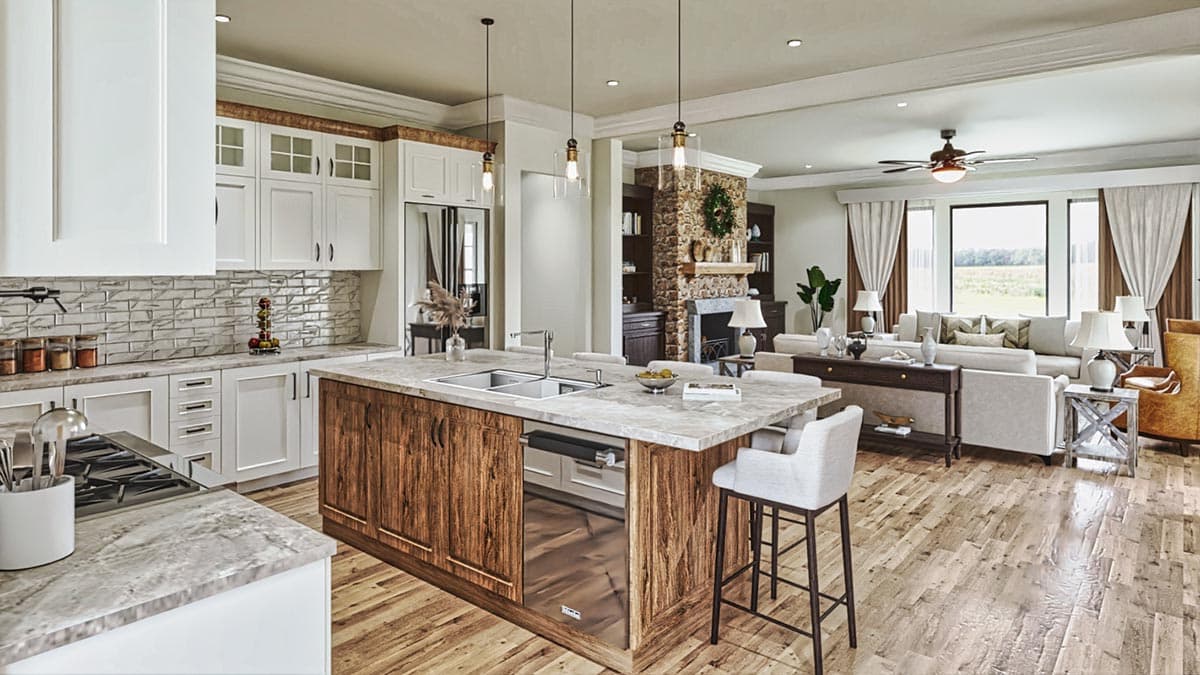 Plan 25795GE: Flexible Modern Farmhouse Plan with Optional Bonus Room and Lower Level - Image #10 - Country, Craftsman, Farmhouse, Modern Farmhouse, New American, Ranch