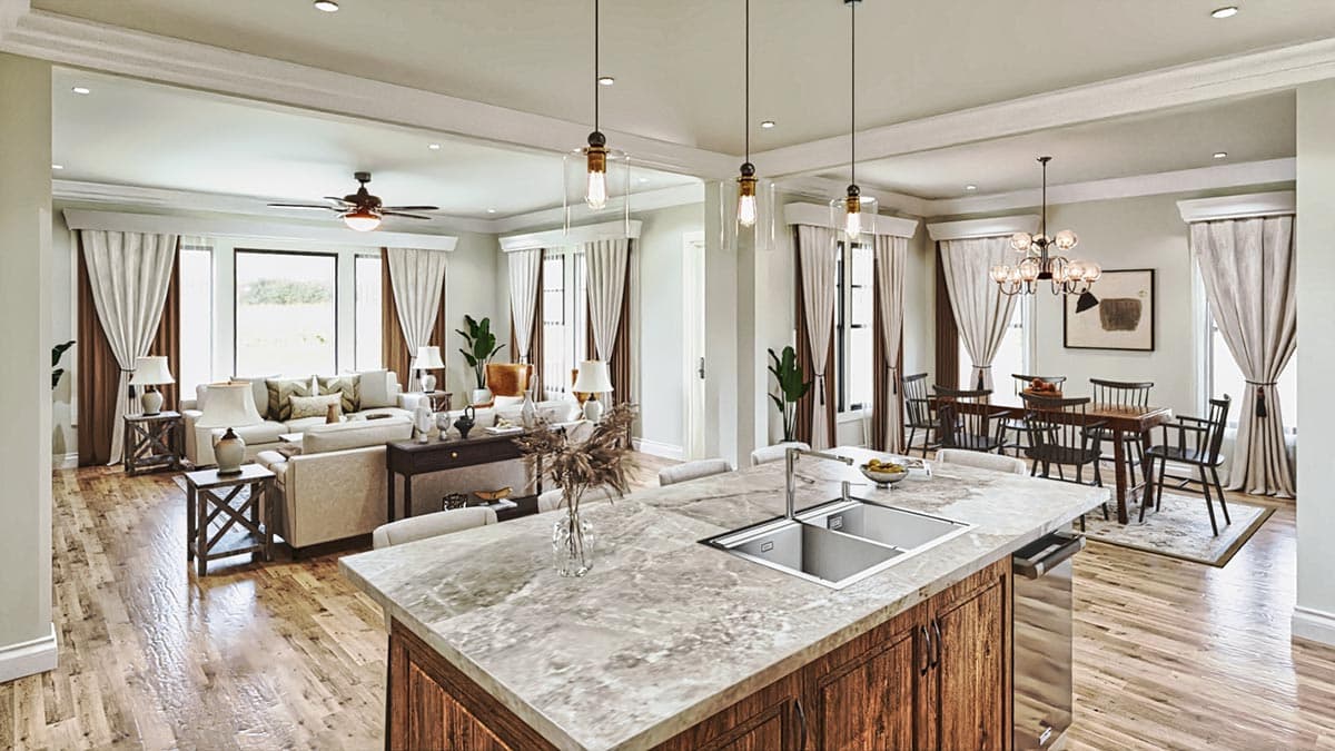 Plan 25795GE: Flexible Modern Farmhouse Plan with Optional Bonus Room and Lower Level - Image #11 - Country, Craftsman, Farmhouse, Modern Farmhouse, New American, Ranch