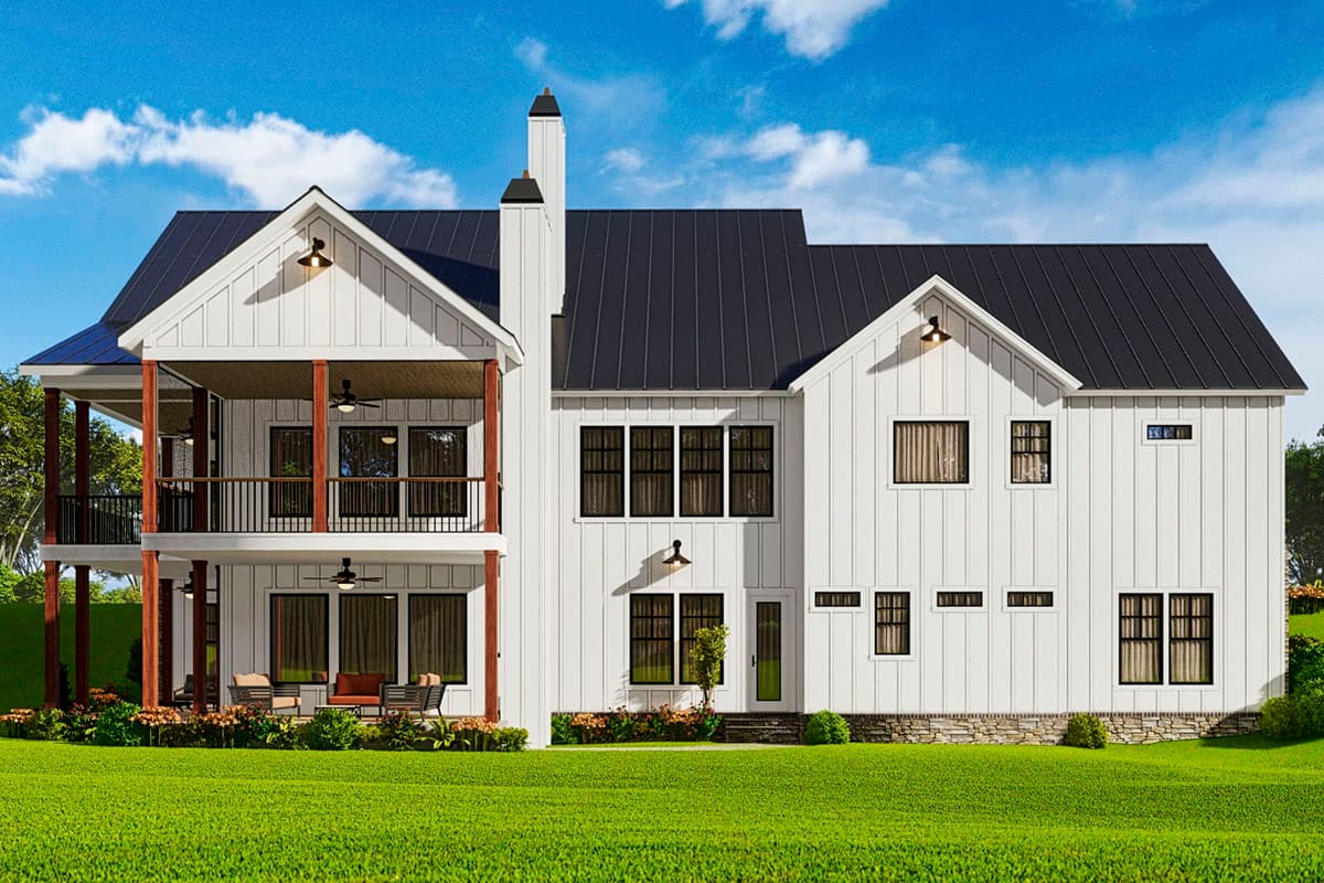 Plan 25795GE: Flexible Modern Farmhouse Plan with Optional Bonus Room and Lower Level - Image #8 - Country, Craftsman, Farmhouse, Modern Farmhouse, New American, Ranch