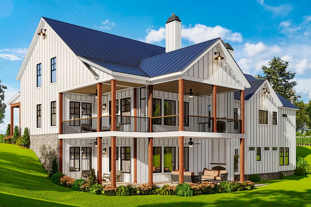 Plan 25795GE: Flexible Modern Farmhouse Plan with Optional Bonus Room and Lower Level - Image #9 - Country, Craftsman, Farmhouse, Modern Farmhouse, New American, Ranch