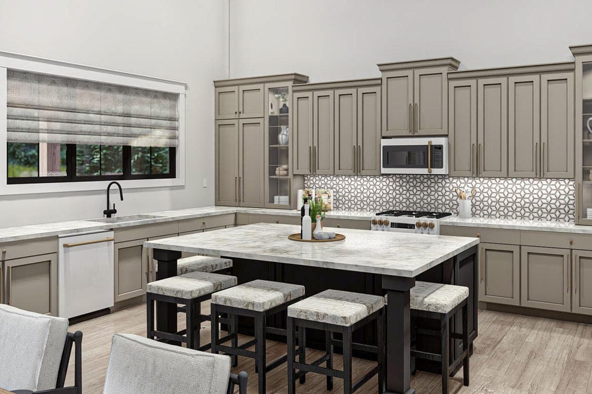 Plan 623175DJ: 3-Bed Modern Farmhouse Plan Under 3000 Square Feet Featuring an Oversized 5-Bay Garage  - Image #12 - Country, Craftsman, Modern Farmhouse, New American, Traditional, Transitional