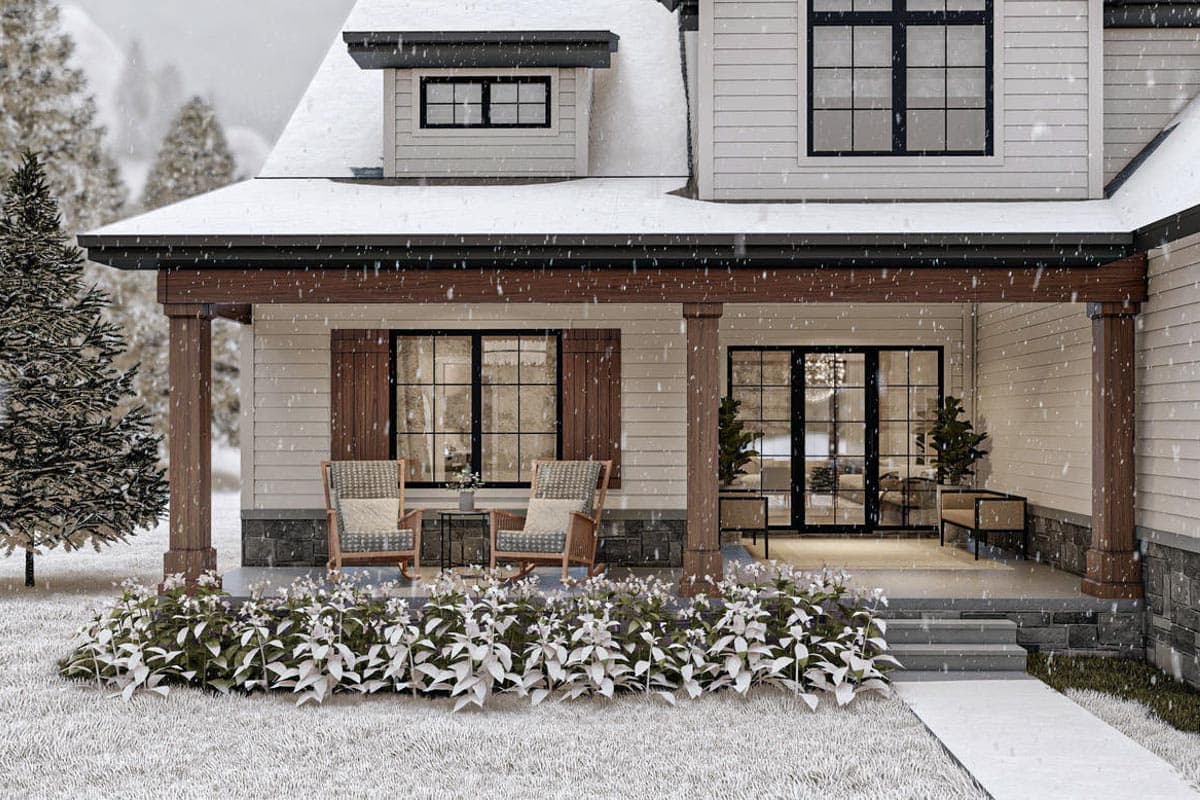 Plan 623175DJ: 3-Bed Modern Farmhouse Plan Under 3000 Square Feet Featuring an Oversized 5-Bay Garage  - Image #17 - Country, Craftsman, Modern Farmhouse, New American, Traditional, Transitional